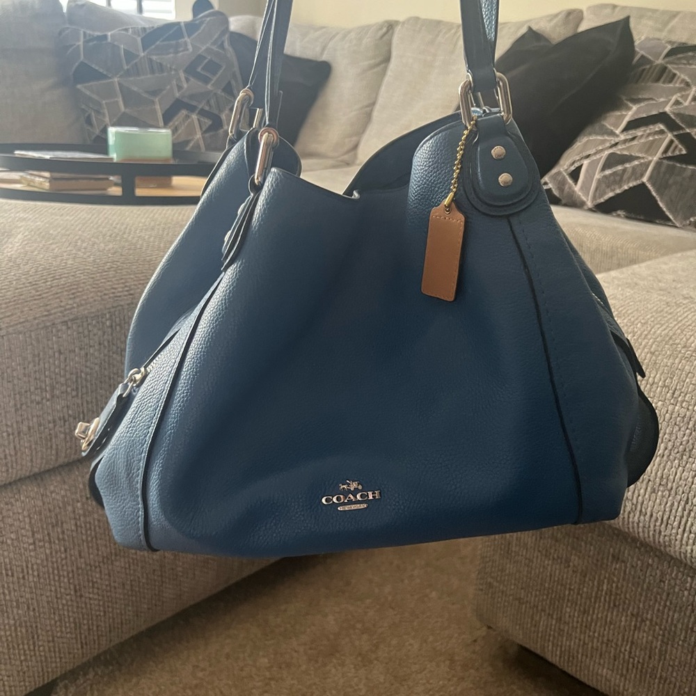 Like New Coach Purse- blue